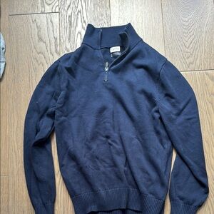 J. Crew Blue Zip Up Sweater